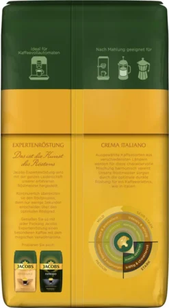 JACOBS Kaffeebohnen Expertenröstung Crema Italiano 3 Kg Geröstete Bohnen+ 1 Jacobs Barista Becher+ 1 Dose 16 JACOBS Kaffeebohnen Expertenröstung Crema Italiano 3 Kg Geröstete Bohnen+ 1 Jacobs Barista Becher+ 1 Dose -Drink World Store 4358c430c1e706556883ad4a8c67afaa 1