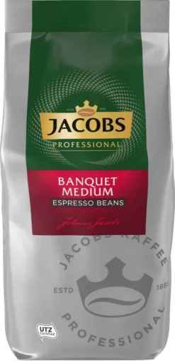 JACOBS Professional Kaffeebohnen Banquet Medium Espresso Bohnen 2 X 1 Kg 12 JACOBS Professional Kaffeebohnen Banquet Medium Espresso Bohnen 2 X 1 Kg -Drink World Store 4379a06aca4e79a785990f9994762492