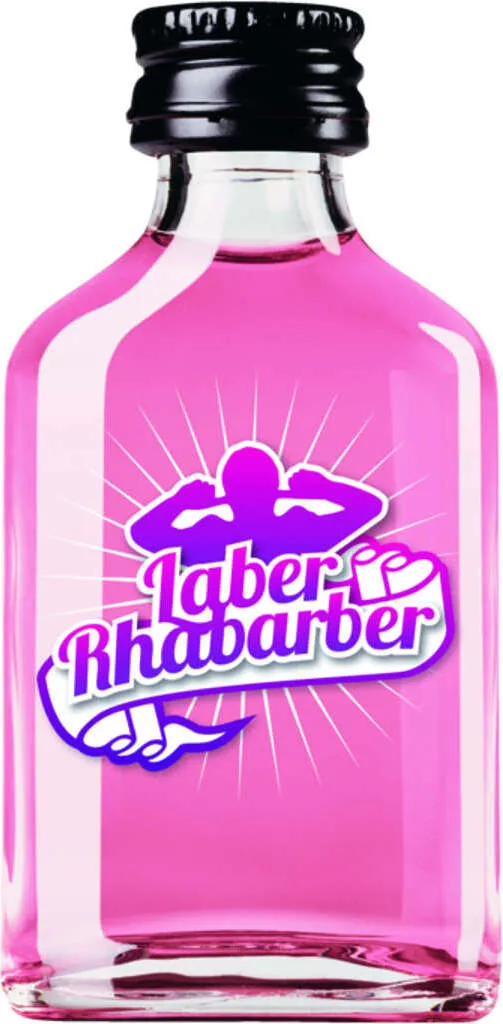 Laber Rhabarber Likör Mini 0,02l 3 Laber Rhabarber Likör Mini 0,02l