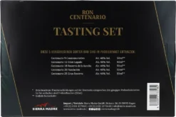 Ron Centenario Rum Tasting Set | Beinhaltet Centenario 9, 12, 18, 20 & 25 | 40 % Vol | 5 X 50 Ml | Insgesamt 0,25 L -Drink World Store 45fcb85847a9acb437a6ea8e6424b308