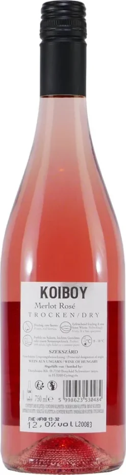 KOIBOY Merlot Rosé - Ungarn Roséwein 5 KOIBOY Merlot Rosé - Ungarn Roséwein -Drink World Store 46288ee4567a28c044096104d0d03d89