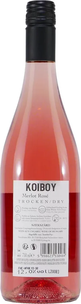 KOIBOY Merlot Rosé - Ungarn Roséwein 4 KOIBOY Merlot Rosé - Ungarn Roséwein – Bild 2
