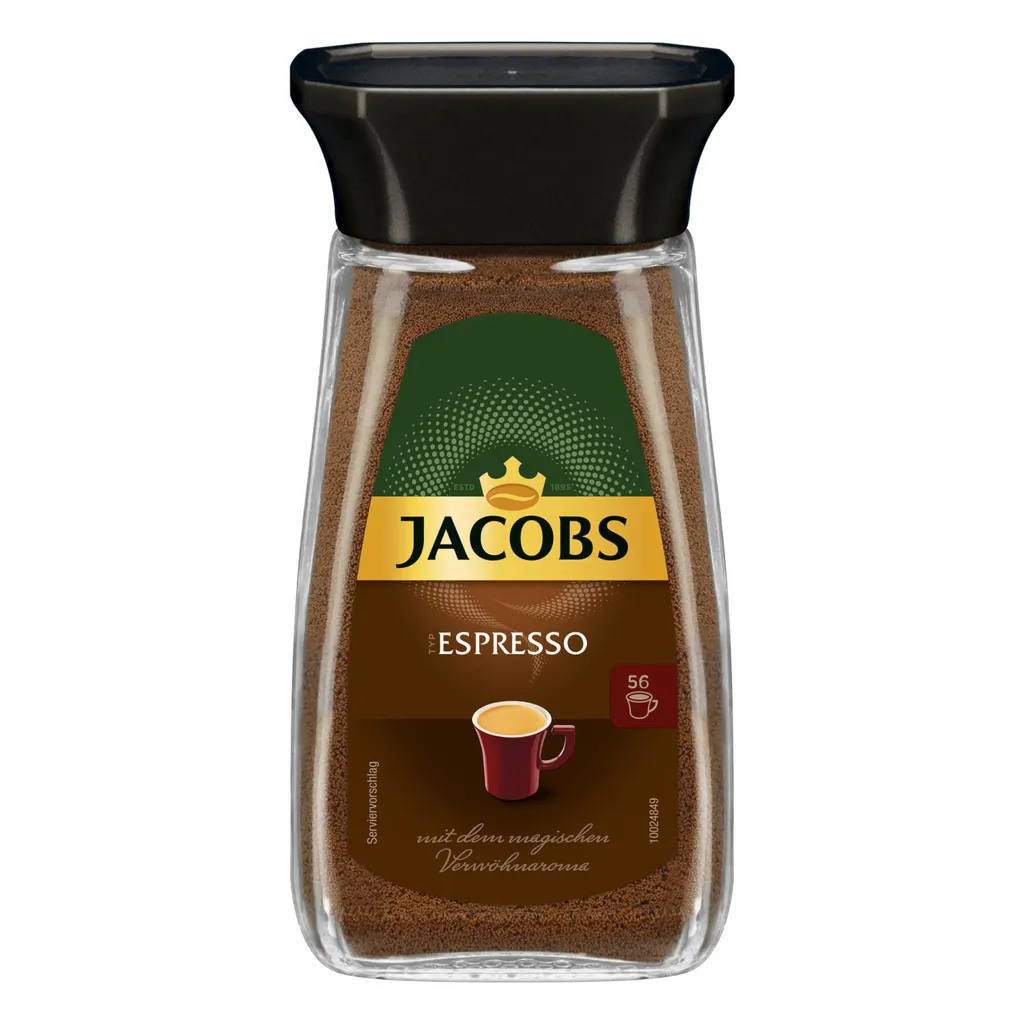 JACOBS Espresso Löslicher Kaffee 6 Gläser - 6 X 100g Instantkaffee 3 JACOBS Espresso Löslicher Kaffee 6 Gläser - 6 X 100g Instantkaffee
