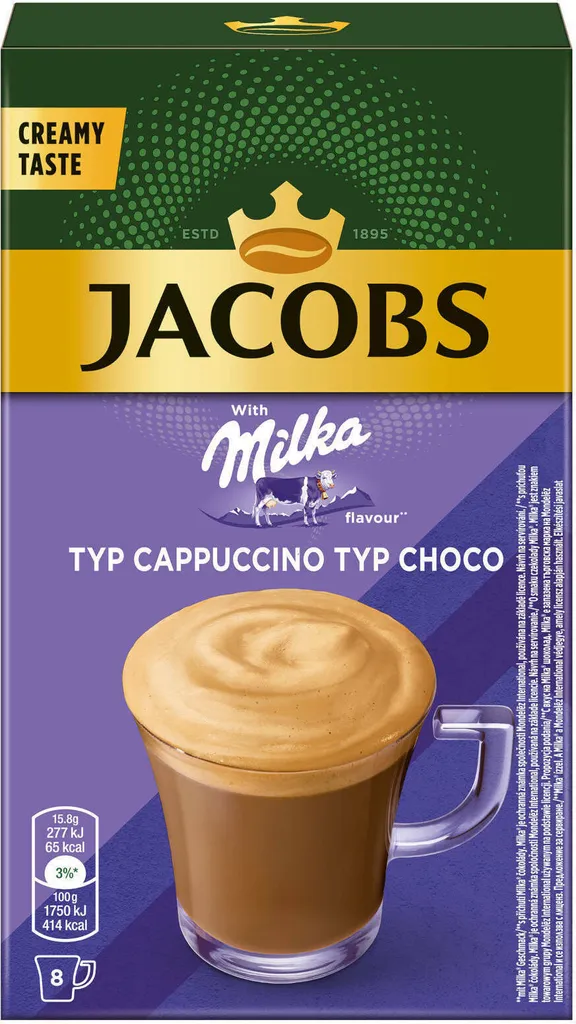 JACOBS Löskaffee Typ Cappuccino Milka* Geschmack 10 X 8 Sticks - 80 Getränke 4 JACOBS Löskaffee Typ Cappuccino Milka* Geschmack 10 X 8 Sticks - 80 Getränke – Bild 2