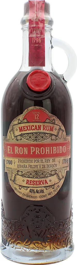 El Ron Prohibido Rum Solera 12 Jahre Mexican Rum | 40 % Vol | 0,7 L 11 El Ron Prohibido Rum Solera 12 Jahre Mexican Rum | 40 % Vol | 0,7 L – Bild 9