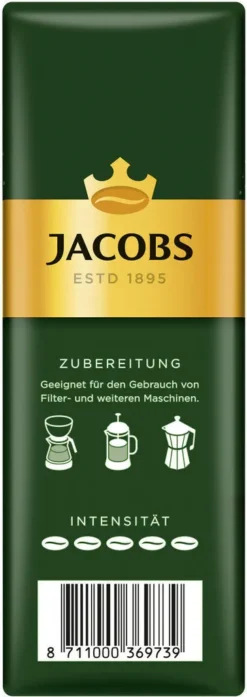 JACOBS Filterkaffee Krönung Kräftig 6 X 500g Pulver-Kaffee Gemahlen Röstkaffee -Drink World Store 4e256168d9e533d7c52cf2691632bb42