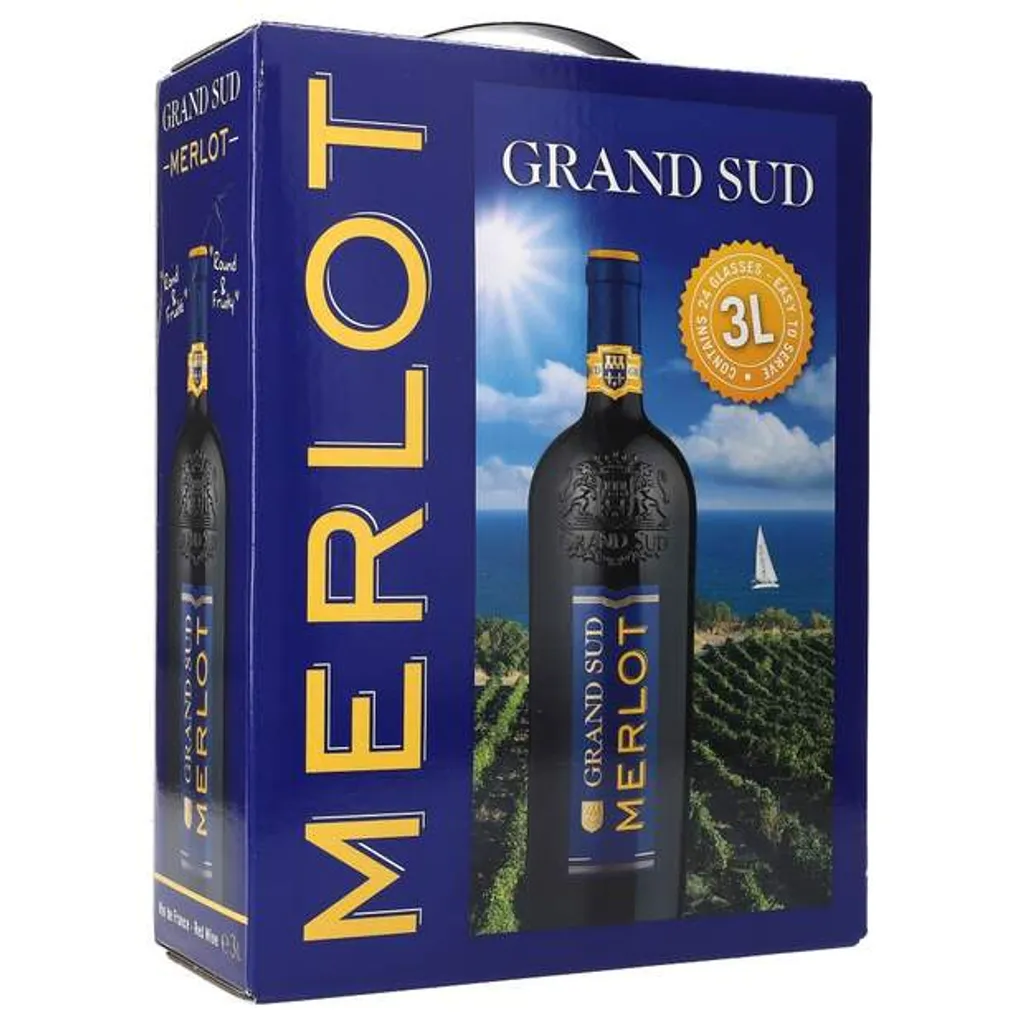 Grand Sud Merlot 13% 3,0L BiB (F) 8 Grand Sud Merlot 13% 3,0L BiB (F) – Bild 6