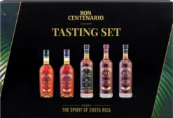 Ron Centenario Rum Tasting Set | Beinhaltet Centenario 9, 12, 18, 20 & 25 | 40 % Vol | 5 X 50 Ml | Insgesamt 0,25 L