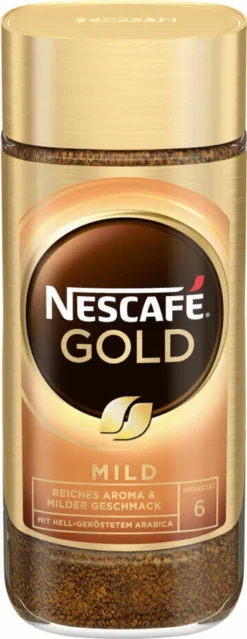 Nescafé® Nescafé Gold Mild | Löslicher Kaffee | 200g-Glas -Drink World Store 5180226be044506d72c5d1b5cde922e5
