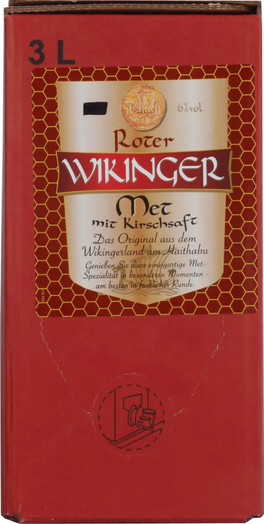 Roter Wikinger Met Mit Kirschsaft 6% Vol.Alk. 3,0 L 4 Roter Wikinger Met Mit Kirschsaft 6% Vol.Alk. 3,0 L – Bild 2