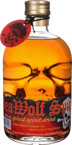 Sea Wolf Spirit - Spiced Rum 35% Vol. Totenkopfflasche, 1 X 0,5l 7 Sea Wolf Spirit - Spiced Rum 35% Vol. Totenkopfflasche, 1 X 0,5l -Drink World Store 539a6a7962a1f04e5c8484b52cb79faa