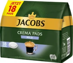 Jacobs Crema Pads Mild | 18 Senseo Kompatible Kaffeepads 118 G 8 Jacobs Crema Pads Mild | 18 Senseo Kompatible Kaffeepads 118 G -Drink World Store 54b7aae3577b84bc7a9a7ccbbef8da74