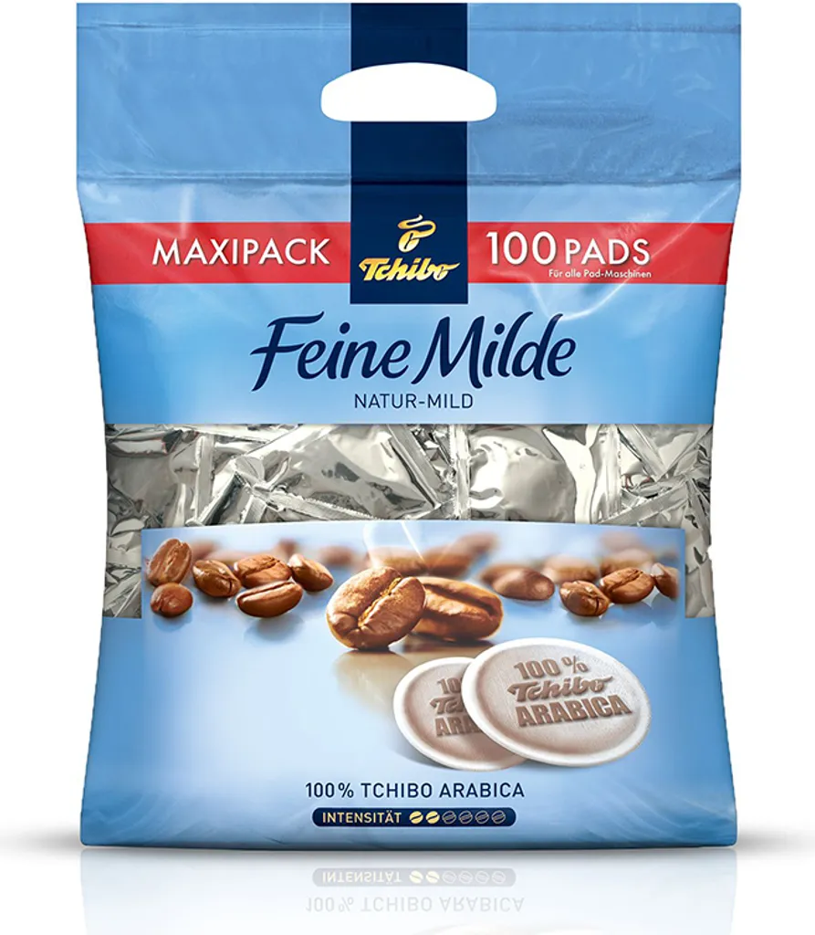 Tchibo Feine Milde Kaffee-Pads, 100 Stück 3 Tchibo Feine Milde Kaffee-Pads, 100 Stück