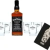 Jack Daniels Set Tennessee Whiskey Old No.7 0,7L (40% Vol) + 6x Tumbler Glas Jack Daniels - [Enthält Sulfite] -Drink World Store 56beef1e256ae215620ef394b98def32