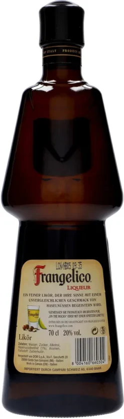 Frangelico Hazelnut Liqueur | 20 % Vol | 0,7 L 24 Frangelico Hazelnut Liqueur | 20 % Vol | 0,7 L -Drink World Store 56d1bb0e8875f8fa950a421f1a86e50a