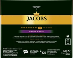 JACOBS Kapseln Nespresso®* Kompatibel 2 X 40 Lungo 8 Intenso + 2 X 40 Espresso 10 Intenso XXL-Pack - Insgesamt 160 Getränke -Drink World Store 579039b67a64a47c167969a6b55955ae