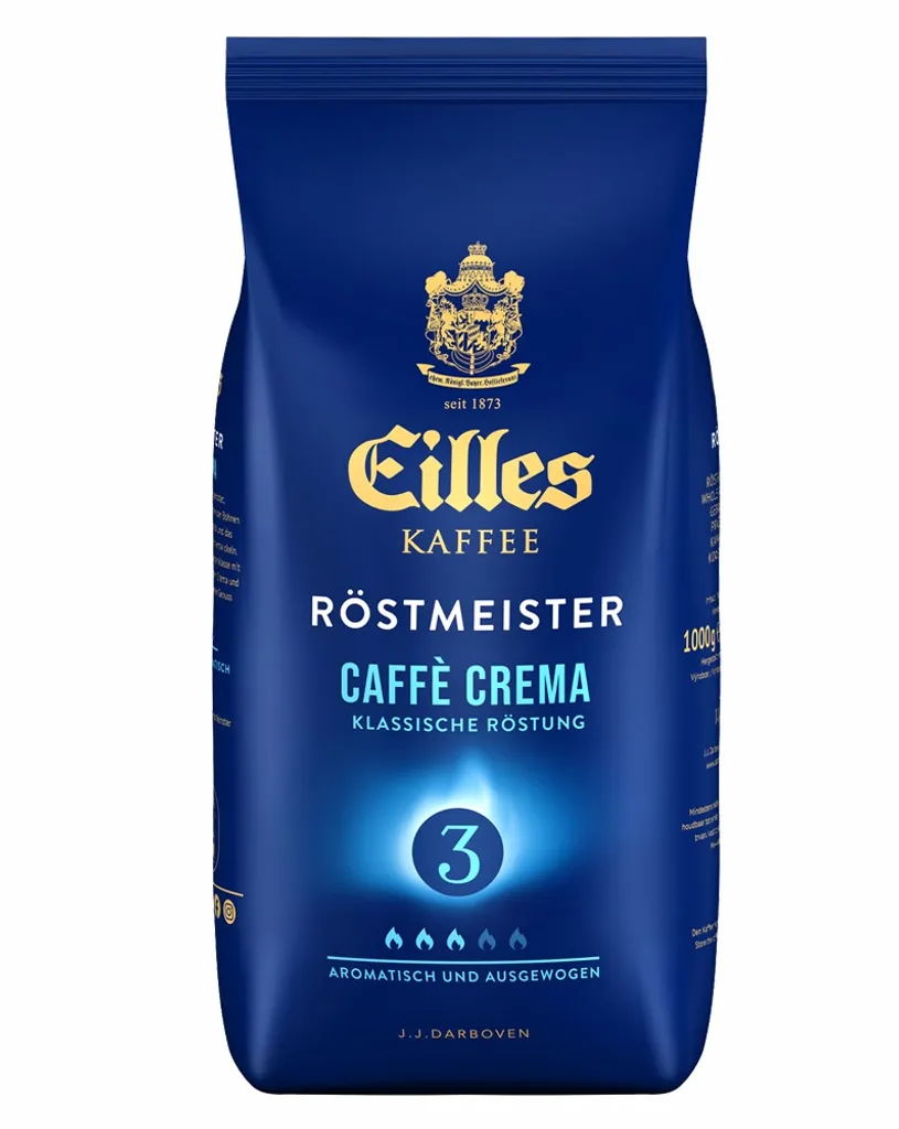Kaffee RÖSTMEISTER Caffé Crema Von Eilles, 1000g Bohnen 3 Kaffee RÖSTMEISTER Caffé Crema Von Eilles, 1000g Bohnen