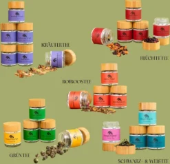 Phantea Tee Geschenkbox Set 24 Tees Aus Aller Welt, Deluxe Tee Selektion, Loser Tee, Handverpackt Mit Liebe, Für Sie#Für Ihn, Geschenkideen, Tee Geschenkset -Drink World Store 5967176a57a6cbb4995cce51d1c52978