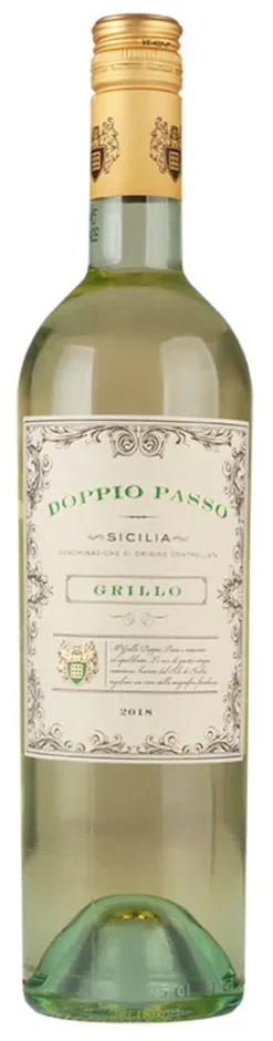 Doppio Passo Grillo Sicilia DOC Trocken Italien | 12,0 % Vol | 0,75 L -Drink World Store 5ba22ea86f062b0301a8f254efabb6e9