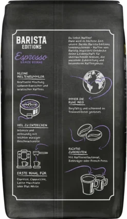 JACOBS Kaffeebohnen Barista Editions Espresso 3 Kg Espressobohnen + 1 Jacobs Barista Becher +1 Dose 14 JACOBS Kaffeebohnen Barista Editions Espresso 3 Kg Espressobohnen + 1 Jacobs Barista Becher +1 Dose -Drink World Store 5cecd597e2ea81a5ad6d72fde7b1f921