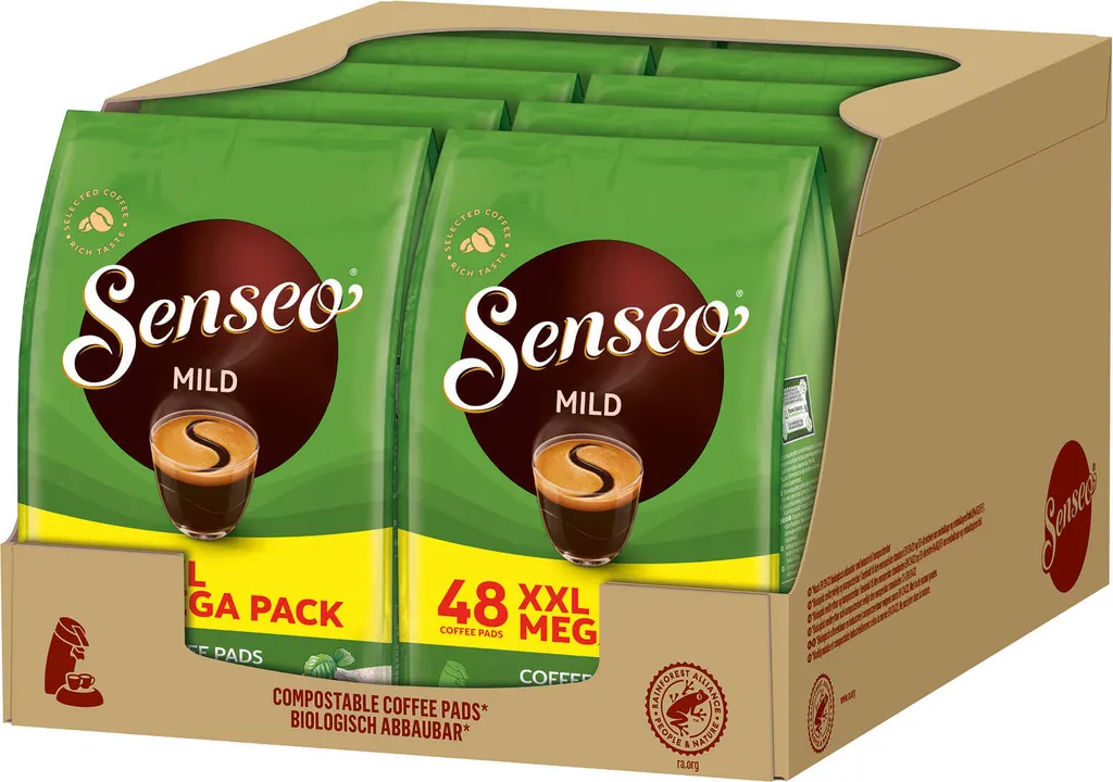 SENSEO Pads Mild Senseopads 10 X 48 Kaffeepads XXL Paket 3 SENSEO Pads Mild Senseopads 10 X 48 Kaffeepads XXL Paket