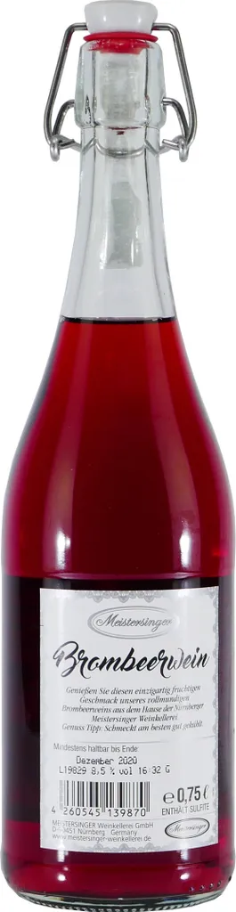 Meistersinger Brombeerwein (6 X 0,75 L) 4 Meistersinger Brombeerwein (6 X 0,75 L) – Bild 2