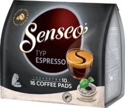 SENSEO Pads Typ Espresso Senseopads 160 Getränke Kaffeepads -Drink World Store 5f8094639e1aa24897cd1fe4bf5ae0d2