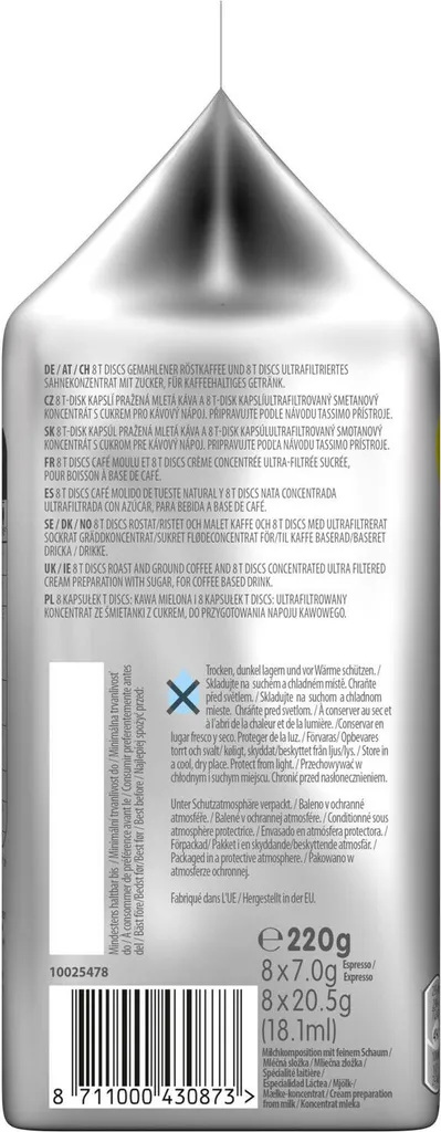 TASSIMO Kapseln Typ Latte Macchiato Weniger Süß Kaffeekapseln 5 X 8 Getränke 7 TASSIMO Kapseln Typ Latte Macchiato Weniger Süß Kaffeekapseln 5 X 8 Getränke – Bild 5