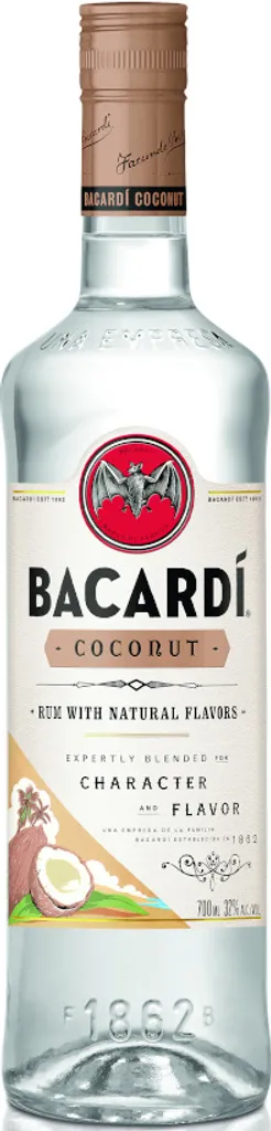 Bacardi Coconut Rum With Natural Flavors | 32 % Vol | 0,7 L