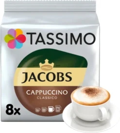 Tassimo Jacobs Cappuccino Classico | 8 T Discs, Kaffeekapseln 14 Tassimo Jacobs Cappuccino Classico | 8 T Discs, Kaffeekapseln -Drink World Store 67a8c47327df8a29a8d9c3a2e2c7fec9