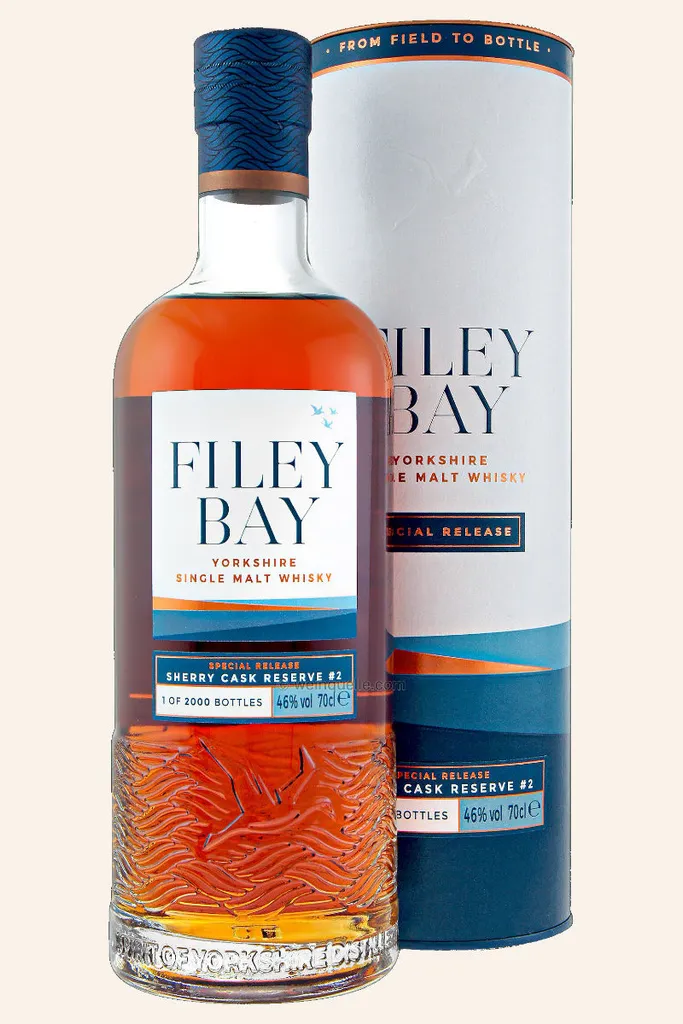 Spirit Of Yorkshire Yorkshire Single Malt Whisky Filey Bay Sherry Cask Reserve #2 46%vol Spirituosen 4 Spirit Of Yorkshire Yorkshire Single Malt Whisky Filey Bay Sherry Cask Reserve #2 46%vol Spirituosen – Bild 2