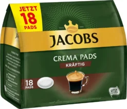 JACOBS Pads Crema Kräftig 270 Getränke - 15x18 Kaffeepads Senseo Kompatibel 11 JACOBS Pads Crema Kräftig 270 Getränke - 15x18 Kaffeepads Senseo Kompatibel -Drink World Store 696b0c3e8aabf5ac3b09c4f39b726a10