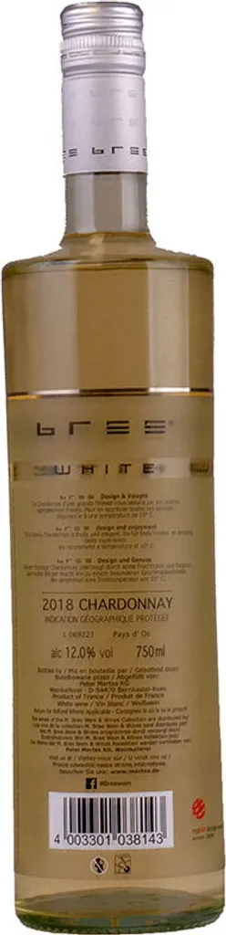 Bree Chardonnay IGP Doc Weißwein Halbtrocken | 12 % Vol | 0,75 L 5 Bree Chardonnay IGP Doc Weißwein Halbtrocken | 12 % Vol | 0,75 L – Bild 3