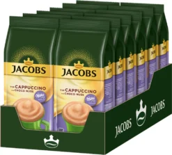 Jacobs Momente Choco Cappuccino Nuss, Mild Mit Schokonote NachfĂŒllbeutel, 12 X 500g
