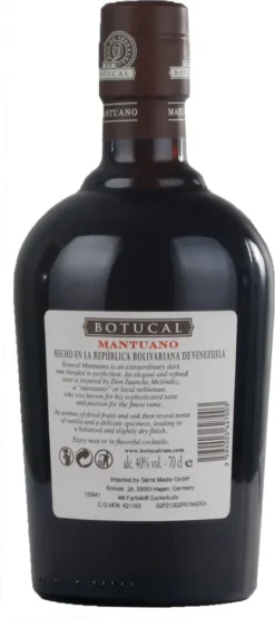 Botucal Rum Mantuano | 40 % Vol | 0,7 L -Drink World Store 76f2b02957962c6f80dc421023f88c14