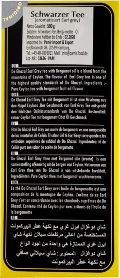 Do Ghazal (Alghazaleen) - Earl Grey Tee - 500g Loser Tee -Drink World Store 79cd39a5bd3303358c8d76e723b17385