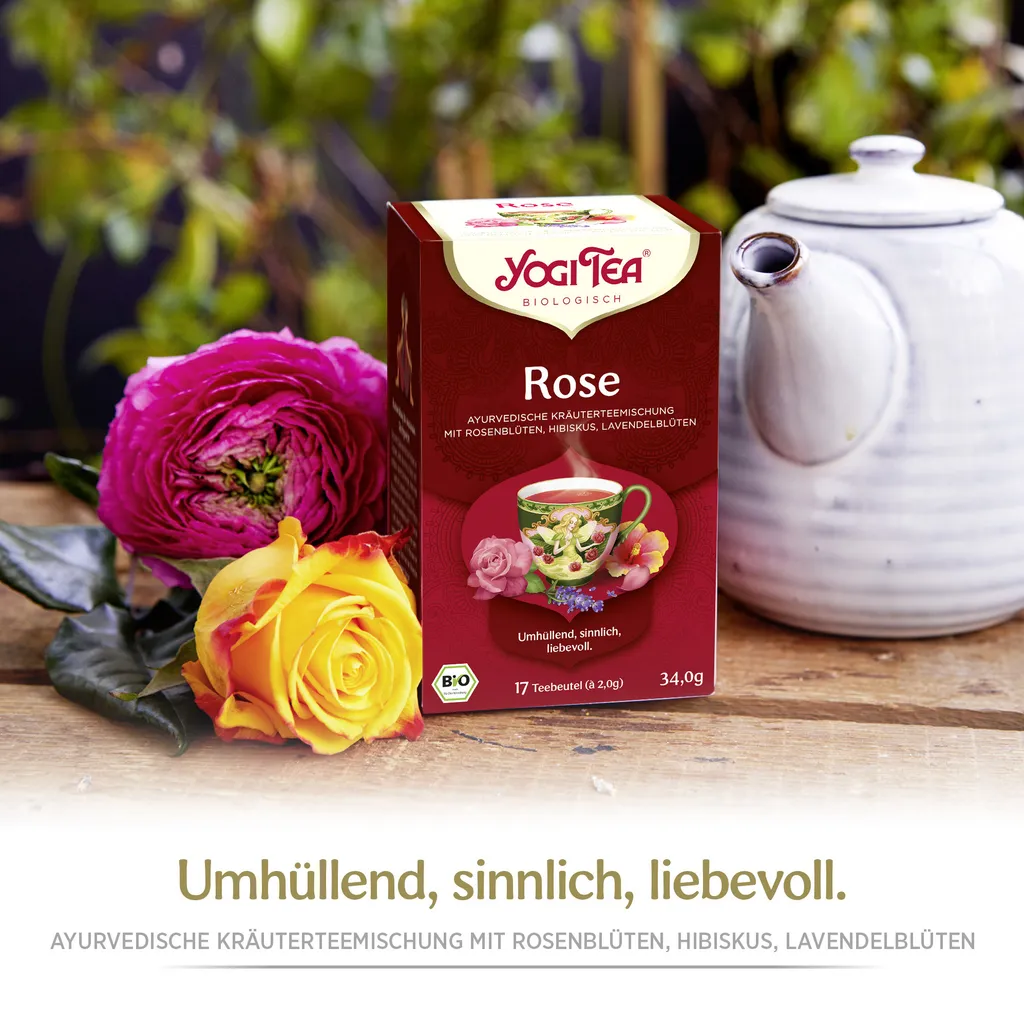 10 X BIO YOGI TEA Rose | 10 X 34g 4 10 X BIO YOGI TEA Rose | 10 X 34g – Bild 2