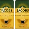 JACOBS Kaffeebohnen Expertenröstung Crema Italiano Bohnenkaffee 2 X 1 Kg Ganze Bohne -Drink World Store 82b6baca19415c80615af7883aa66154