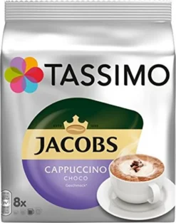 Tassimo Jacobs Cappuccino Choco | 8 T Discs, Kaffeekapseln -Drink World Store 8380f5c74ecc88431f464e7ab4490c08