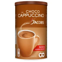 JACOBS Typ Choco Cappuccino 6 X 500 G Cappuccinopulver Löslich 6 Dosen -Drink World Store 8547168e546ec01a024400cd2f7b10f4