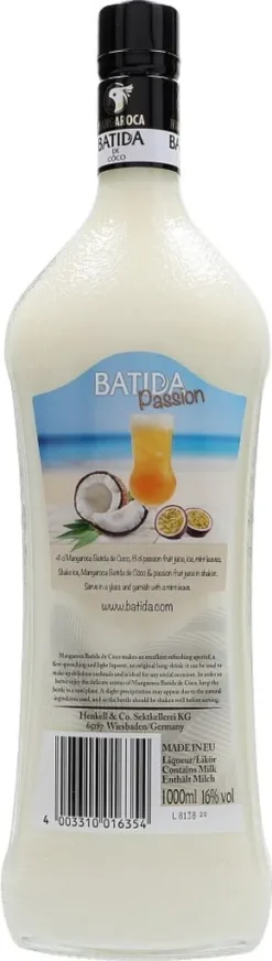 Batida De Coco Likör 1 Liter Flasche 1,0l 16%vol. -Drink World Store 854920d2bd010899009700c182fa69c1