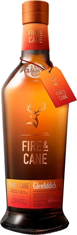 Glenfiddich Fire & Cane Speyside Single Malt Scotch Whisky 0,7l, Alc. 43 Vol.-%