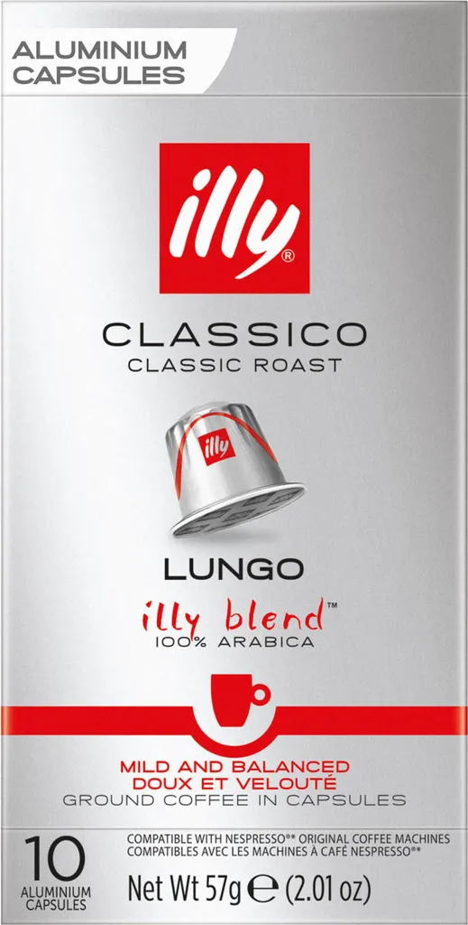 Illy - Classico Lungo Kaffeekapseln - 10 Kapseln 3 Illy - Classico Lungo Kaffeekapseln - 10 Kapseln