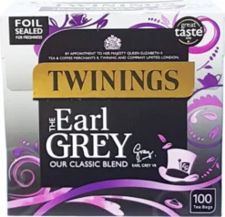 Twinings Earl Grey - 100 Tea Bags / Teebeutel - 250g