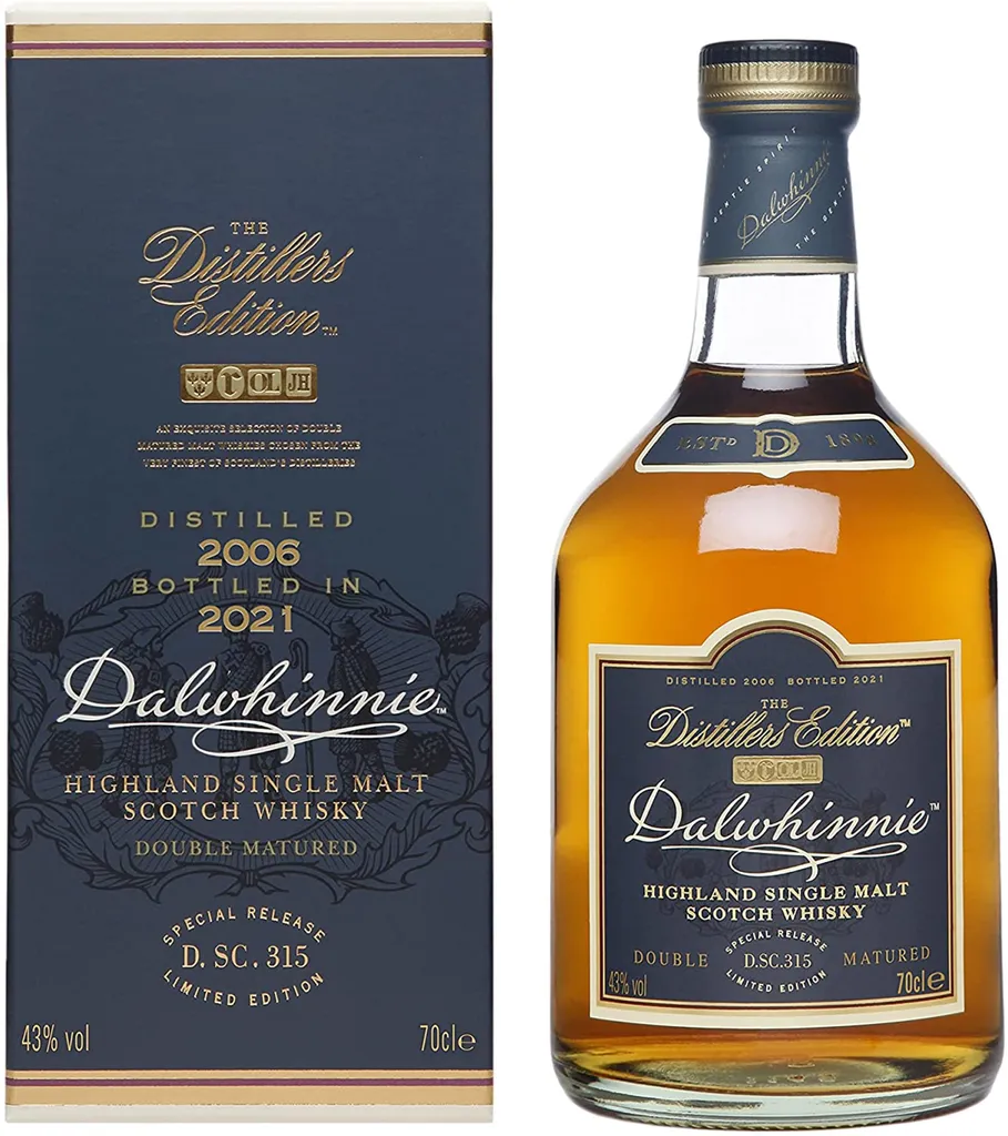 Dalwhinnie | The Distillers Edition | Distilled 2006 - Bottled 2021 | Highland Single Malt Scotch Whisky | 0,7l. Flasche In Geschenkbox 3 Dalwhinnie | The Distillers Edition | Distilled 2006 - Bottled 2021 | Highland Single Malt Scotch Whisky | 0,7l. Flasche In Geschenkbox