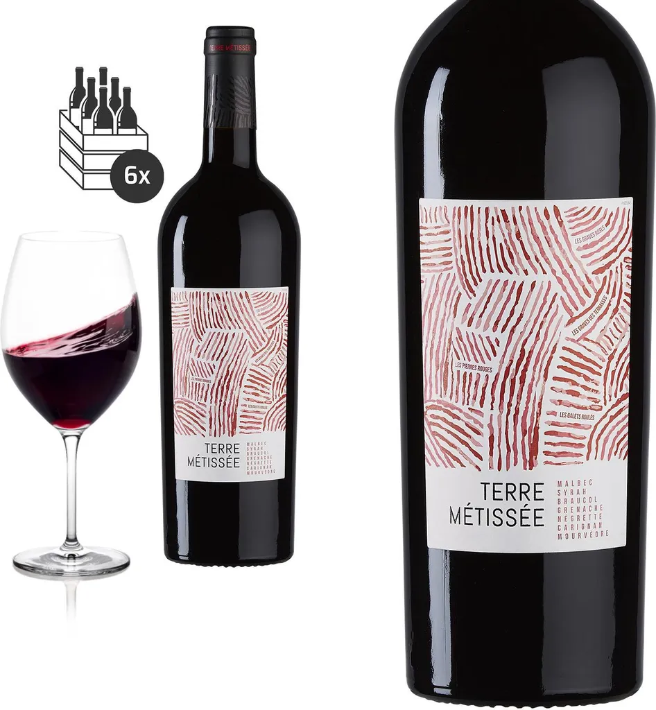 6er Karton 2020 Terre Métissée Von Vinovalie - Rotwein 3 6er Karton 2020 Terre Métissée Von Vinovalie - Rotwein