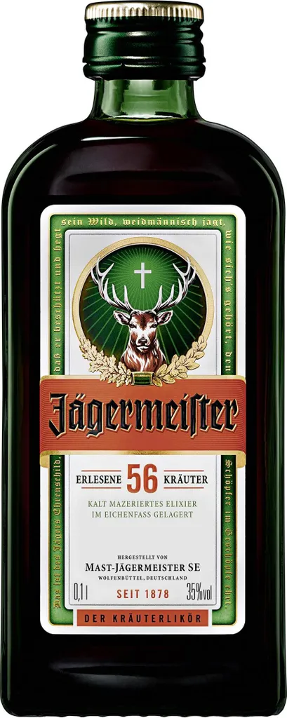 Jägermeister Kräuterlikör 0,1 Liter 3 Jägermeister Kräuterlikör 0,1 Liter