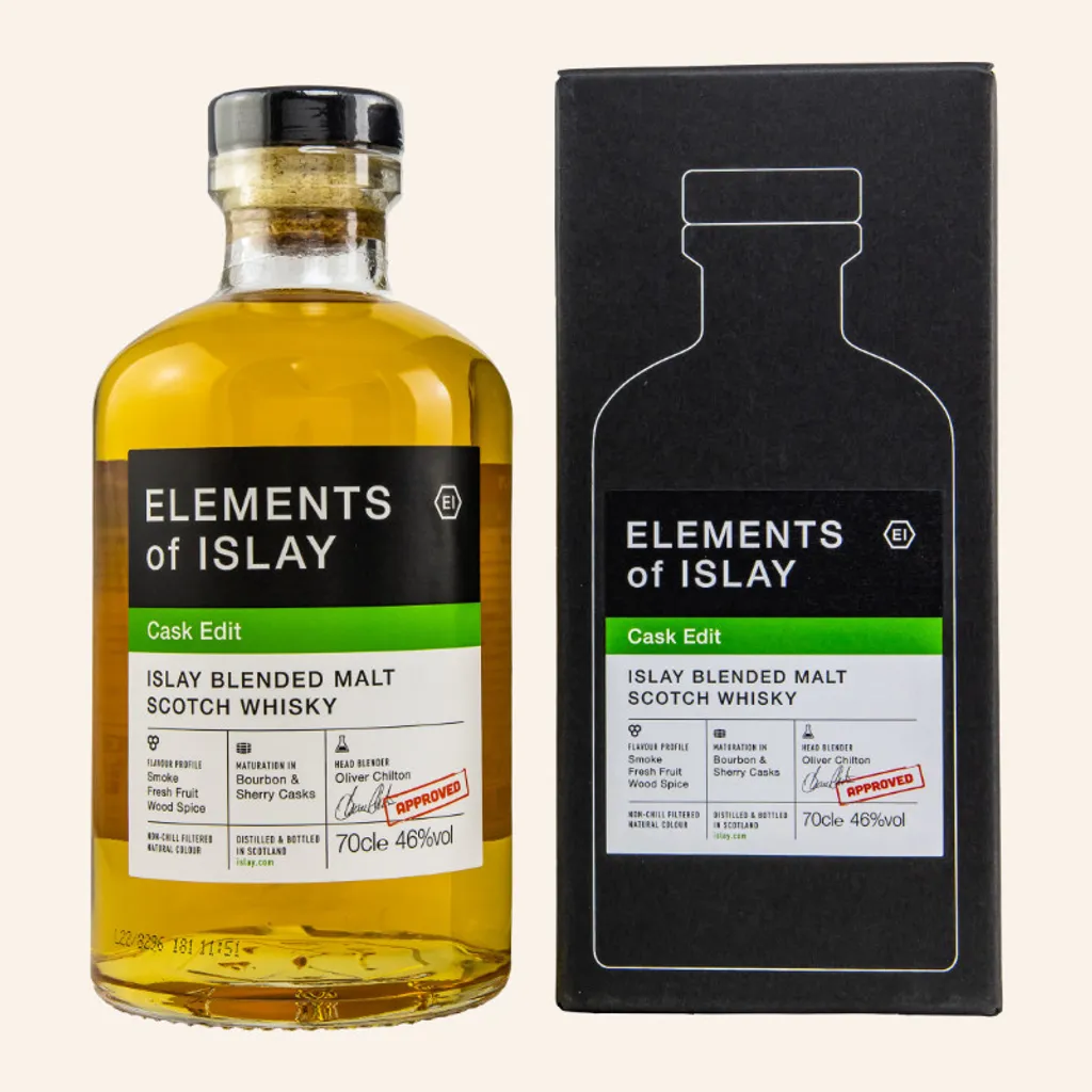 Elements Of Islay Cask Edit - Islay Blended Malt Scotch Whisky 3 Elements Of Islay Cask Edit - Islay Blended Malt Scotch Whisky