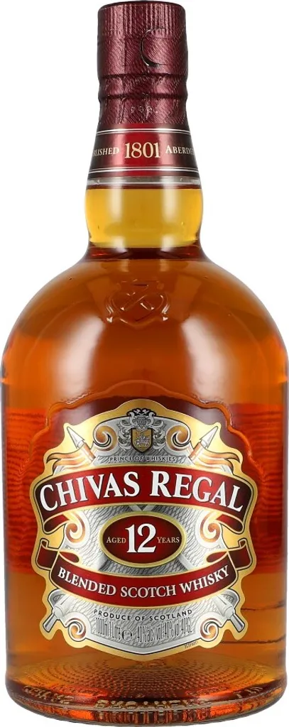 Chivas Regal 12 Years Old Scotch Whisky 40% 1,0L 5 Chivas Regal 12 Years Old Scotch Whisky 40% 1,0L – Bild 3