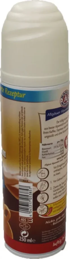 Bärenmarke Der Milch Schaum Luftig Locker In Der Sprühflasche 250ml -Drink World Store 8d48597d46ef8a8f5d311c5dff751e92